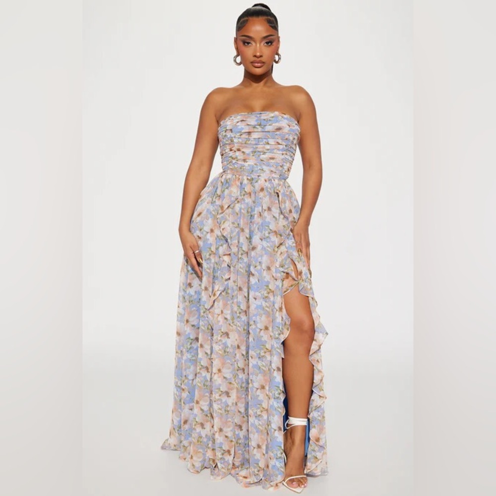 Sophia Chiffon Maxi Dress